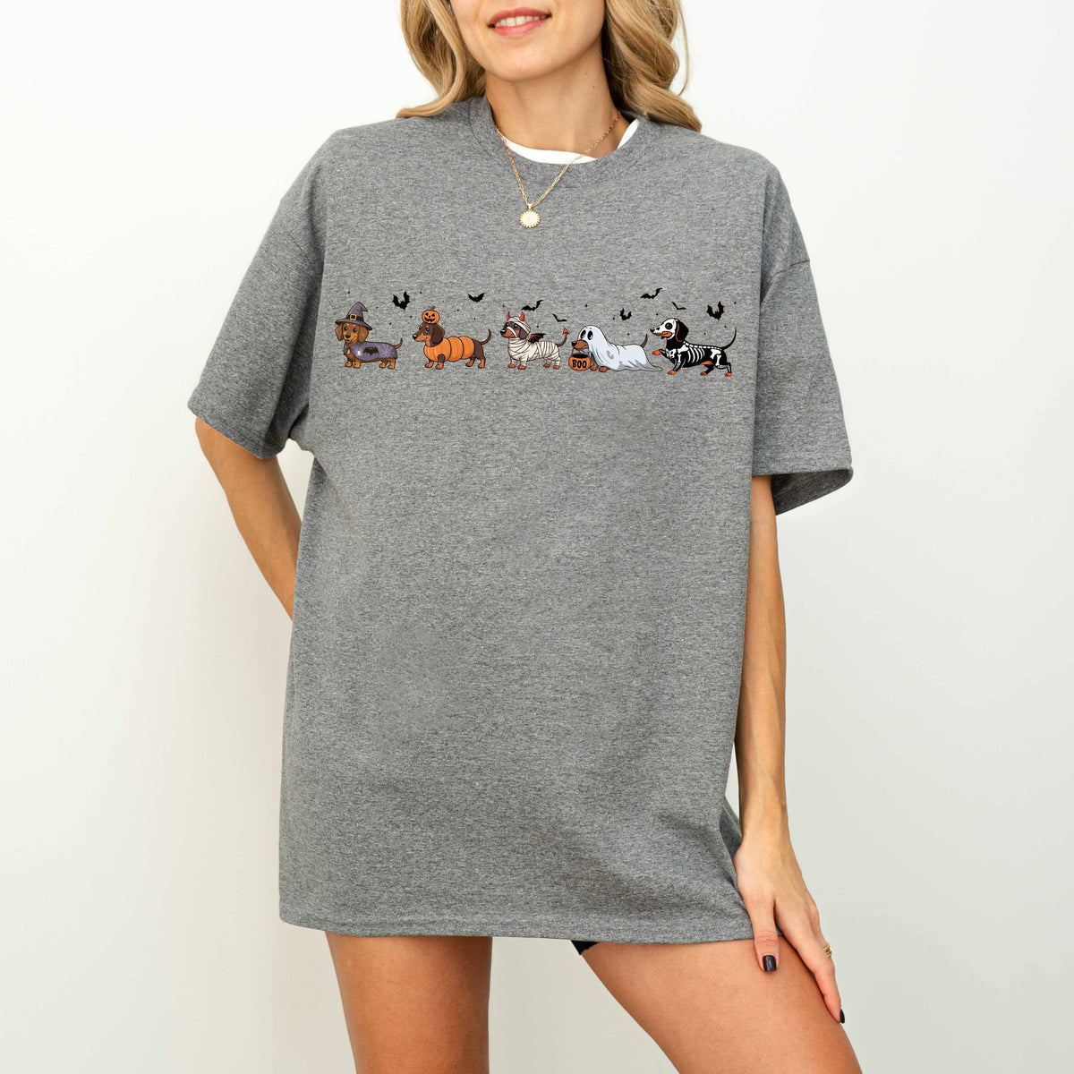 Dachshund Halloween Shirt – Cute Ghost Dog Spooky Gift