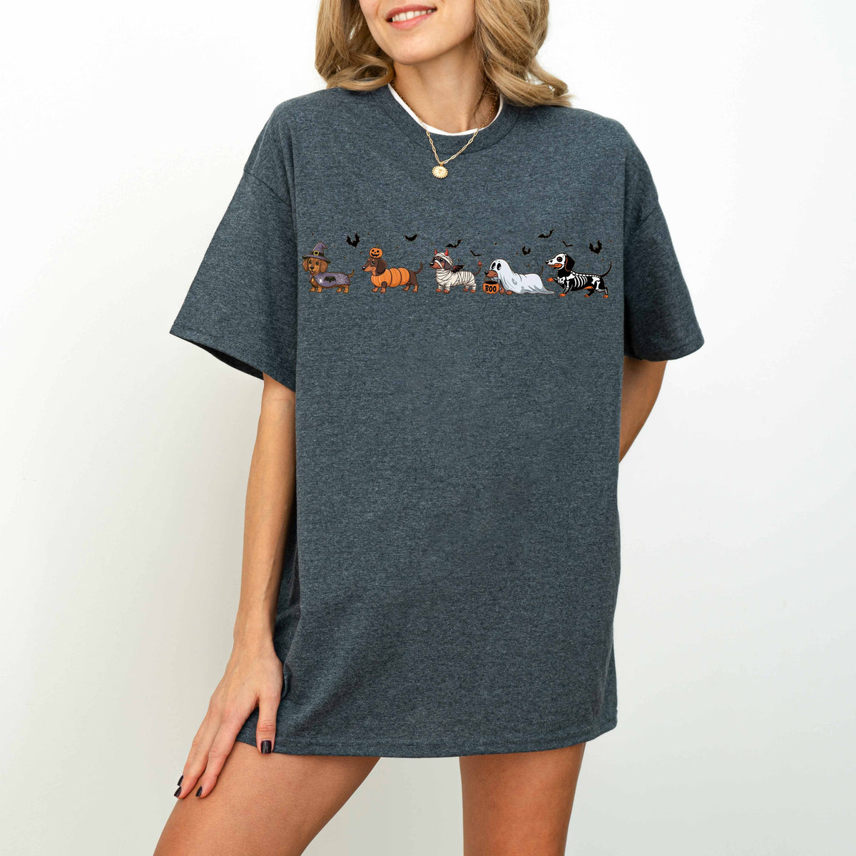 Dachshund Halloween Shirt – Cute Ghost Dog Spooky Gift