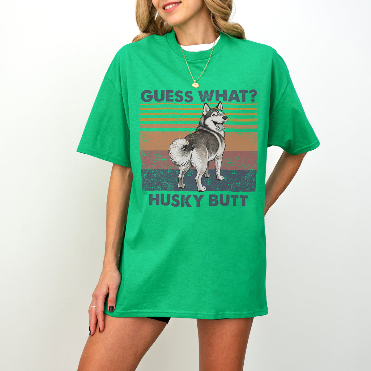 Guess What Husky Butt Shirt – Funny Dog Lover Gift