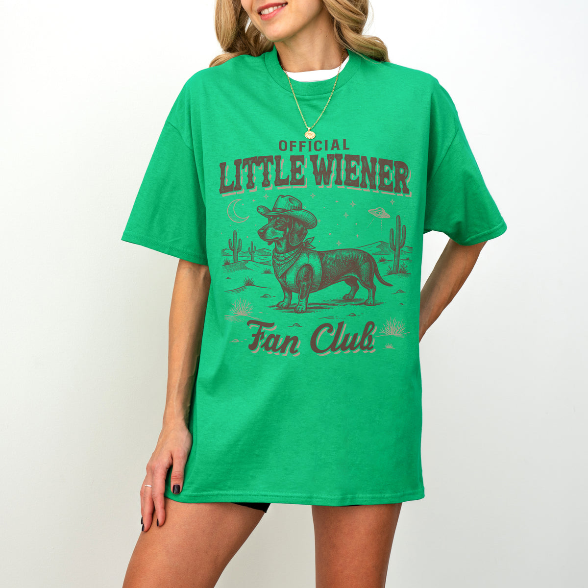 Little Wiener Fan Club Shirt – Vintage Wiener Dog Gift