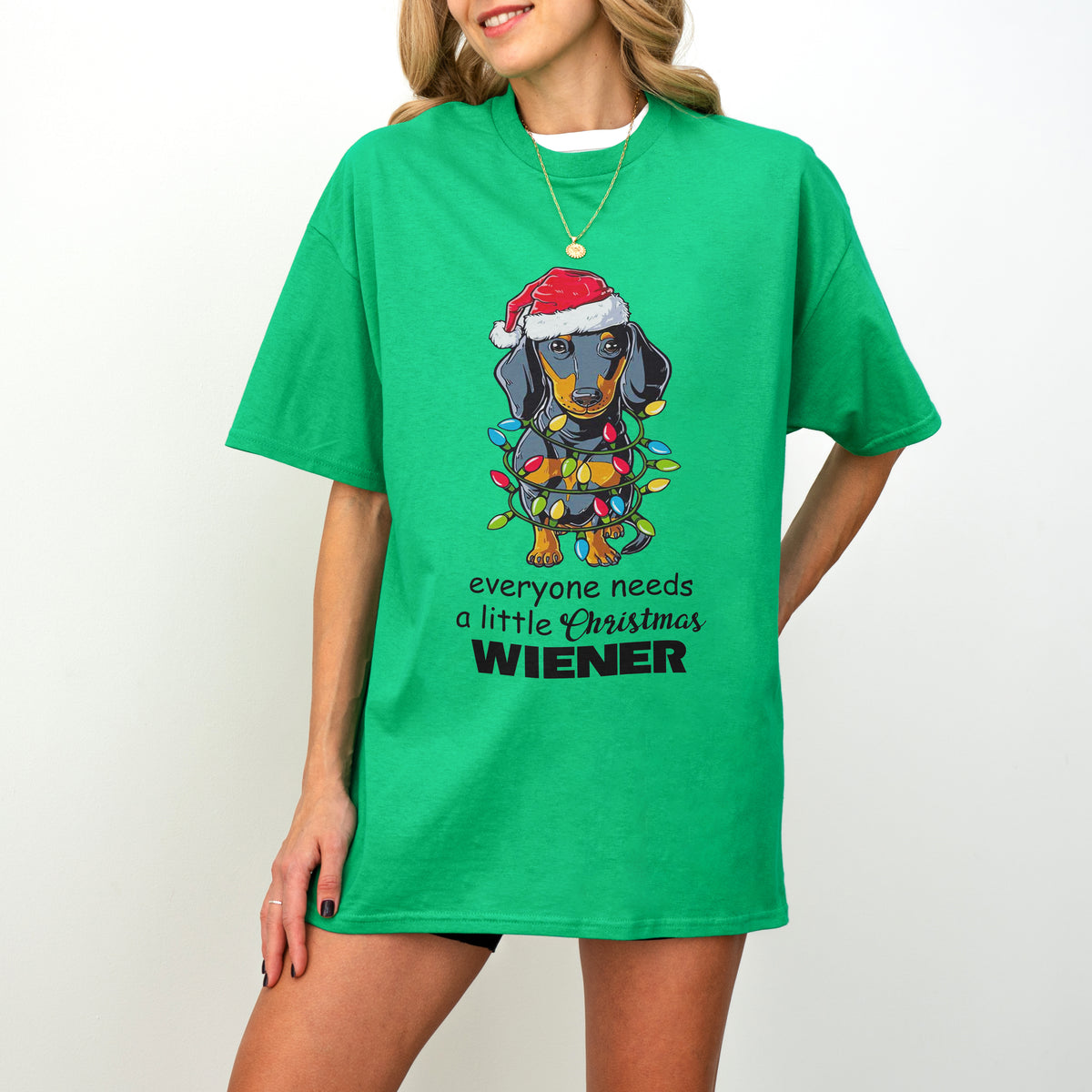 Everyone Needs a Little Christmas Wiener Dachshund Shirt