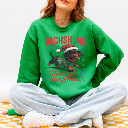 Funny Dachshund Christmas Sweatshirt