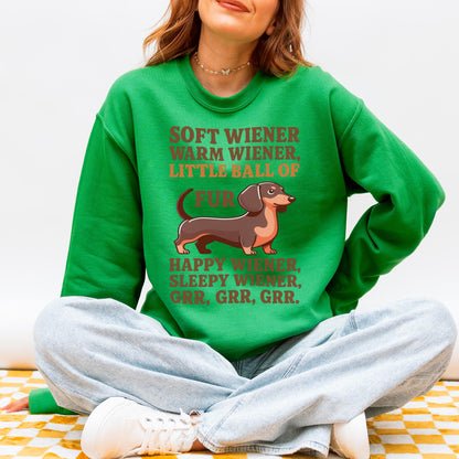 Soft Wiener Warm Wiener Dachshund Sweatshirt