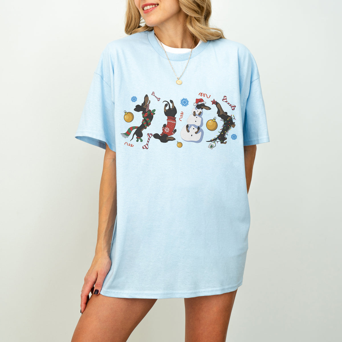 Christmas Dachshund Chaos Shirt – Funny Holiday Wiener Dog Tee