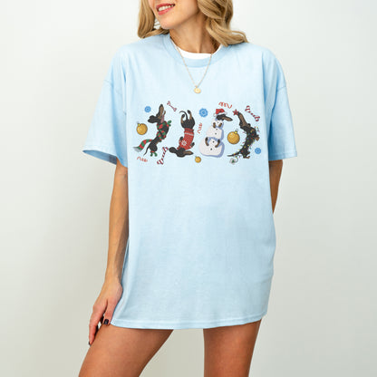 Christmas Dachshund Chaos Shirt – Funny Holiday Wiener Dog Tee