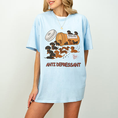Dachshund Shirt – Funny Anti Depressant Weiner Dog Gift