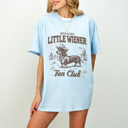 Little Wiener Fan Club Shirt – Vintage Wiener Dog Gift