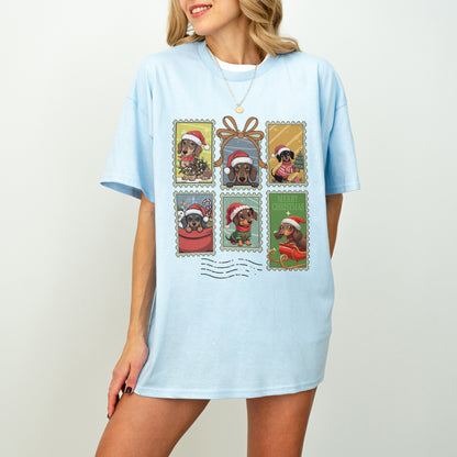 Dachshund Christmas T-Shirt Cute Holiday Dog Lover Gift