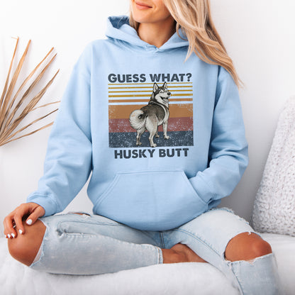 Guess What Husky Butt Hoodie – Funny Dog Lover Gift