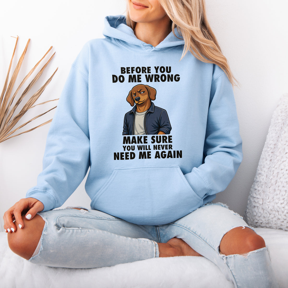 Funny Sausage Dog Hoodie Attitude Gift