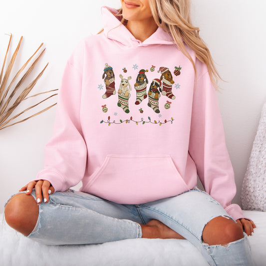 Dachshund Christmas Hoodie – Cute Doxie Mom Holiday Gift