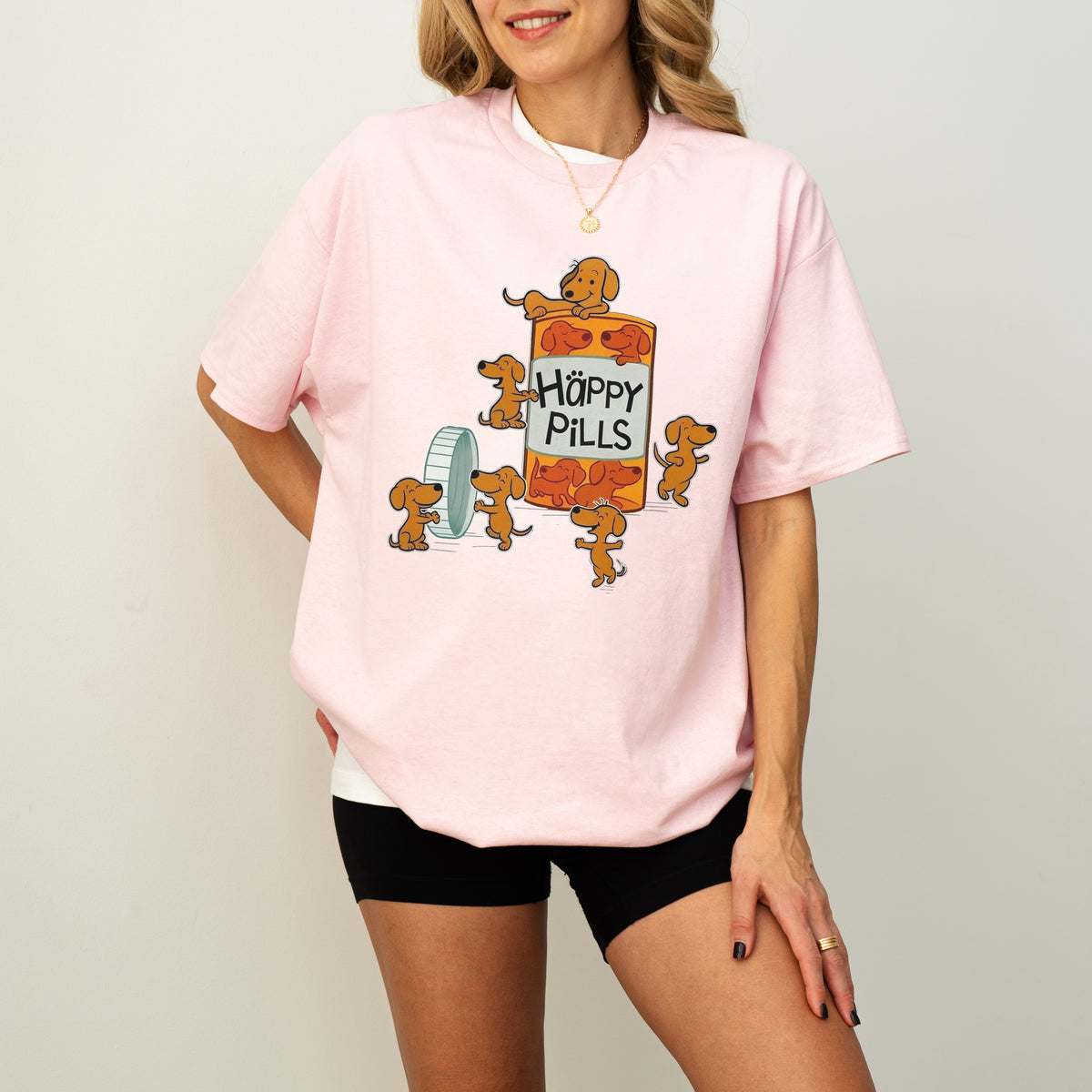 Happy Pills Dachshund Shirt Cute Doxie Gift