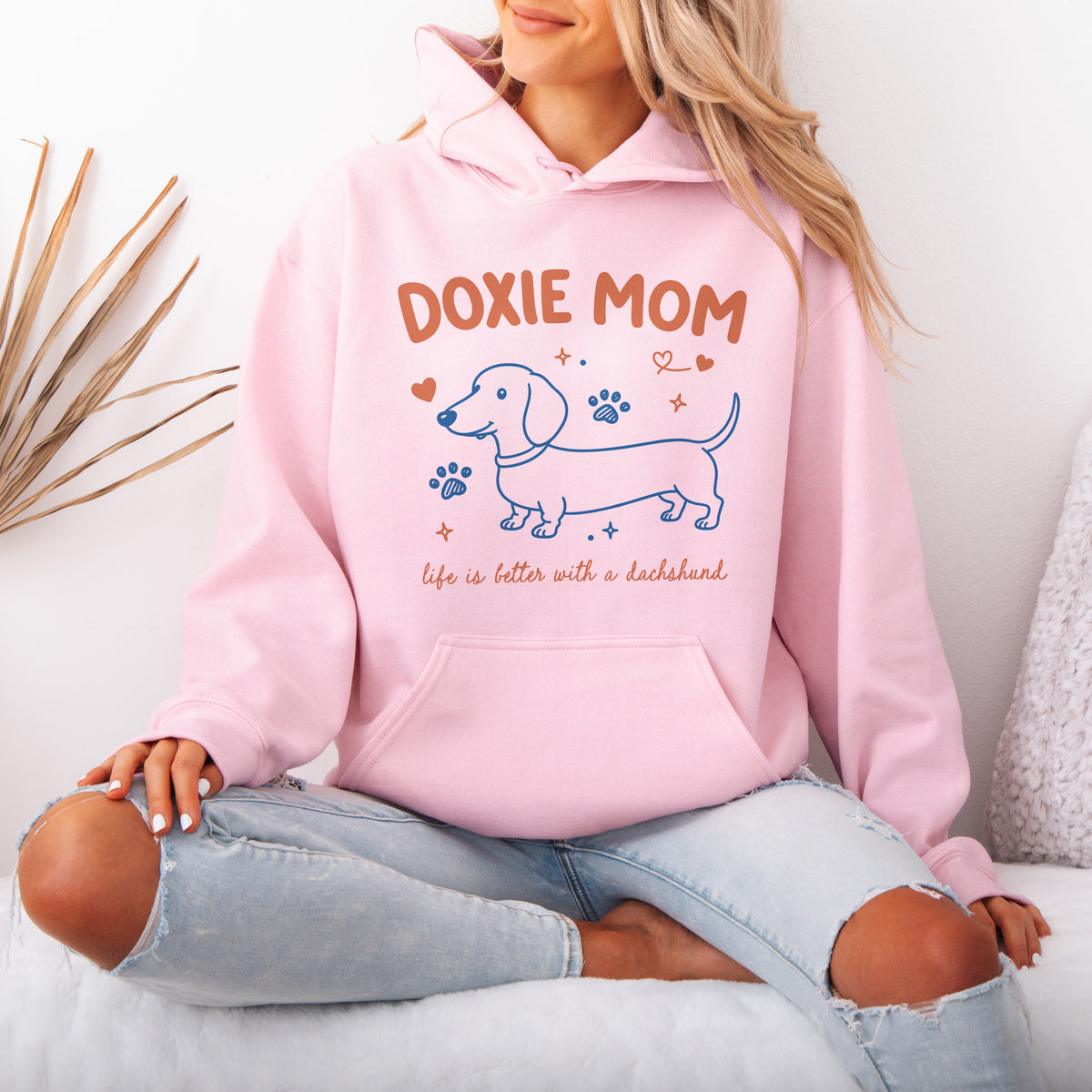 Doxie Mom Dachshund Sweatshirt Cute Gift