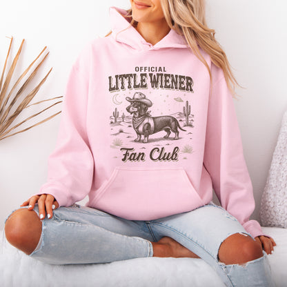 Little Wiener Fan Club Hoodie – Vintage Wiener Dog Gift