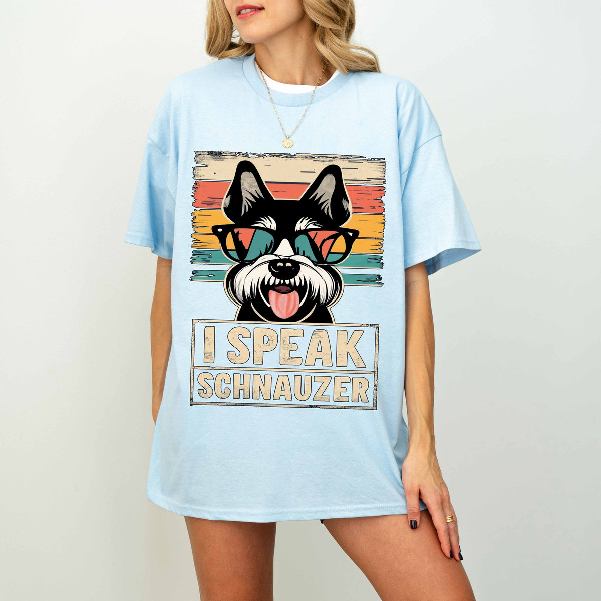 I Speak Schnauzer Funny Dog T-Shirt