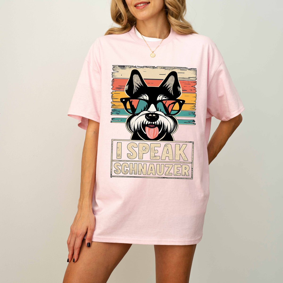 I Speak Schnauzer Funny Dog T-Shirt
