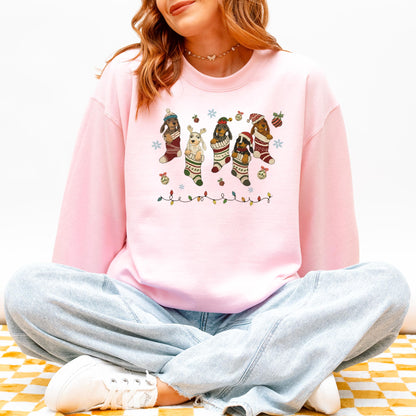 Dachshund Christmas Sweatshirt – Cute Doxie Mom Holiday Gift