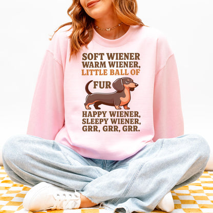 Soft Wiener Warm Wiener Dachshund Sweatshirt