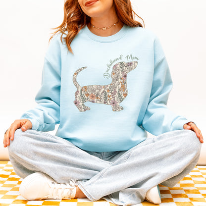 Personalized Dachshund Dog Mama Sweatshirt
