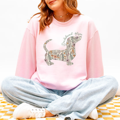 Personalized Dachshund Dog Mama Sweatshirt
