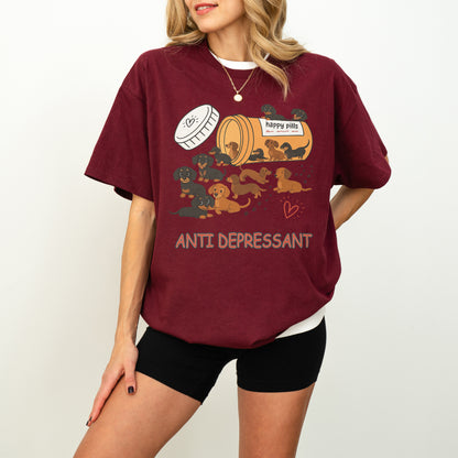 Dachshund Shirt – Funny Anti Depressant Weiner Dog Gift