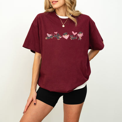 Valentine Dachshund Love T-Shirt