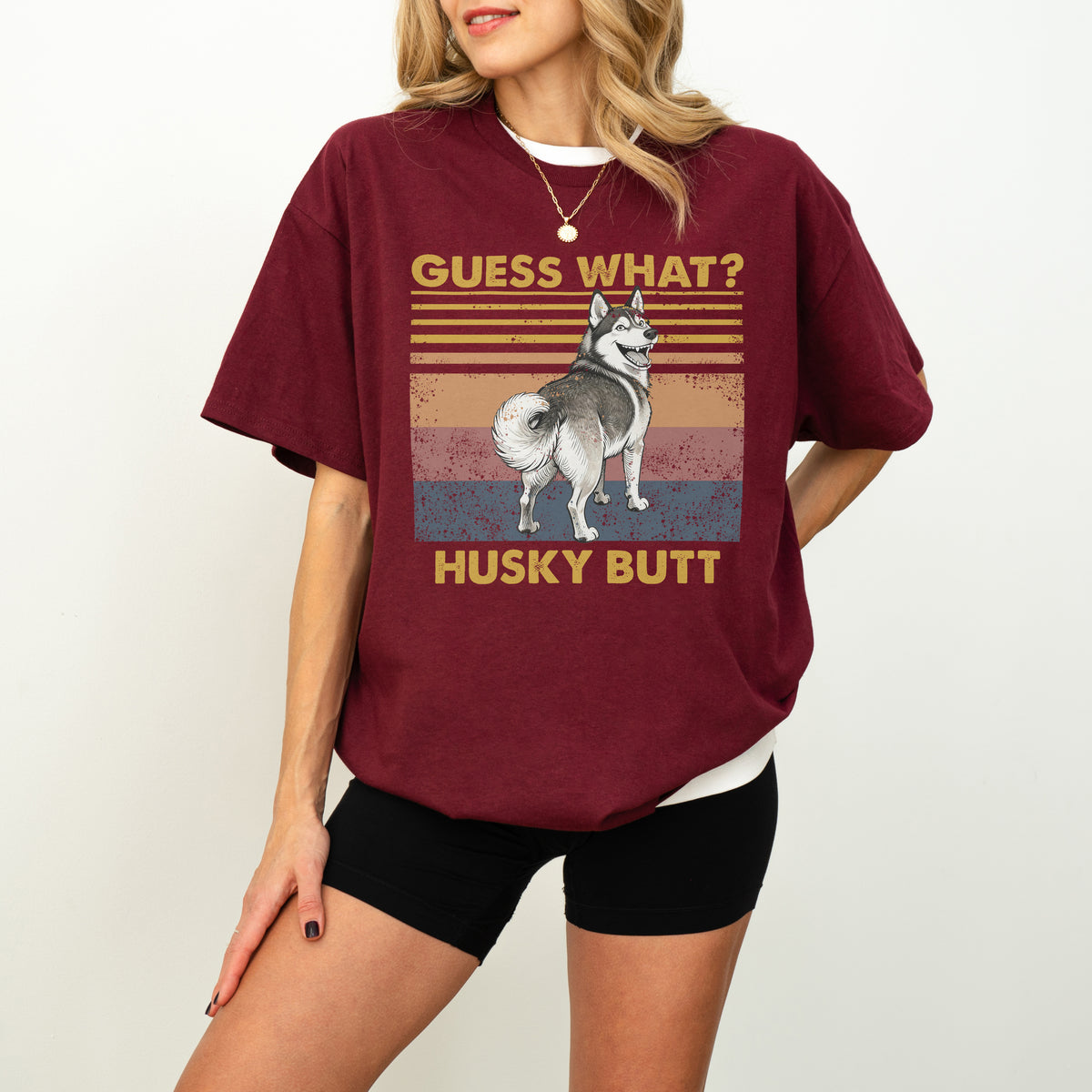 Guess What Husky Butt Shirt – Funny Dog Lover Gift