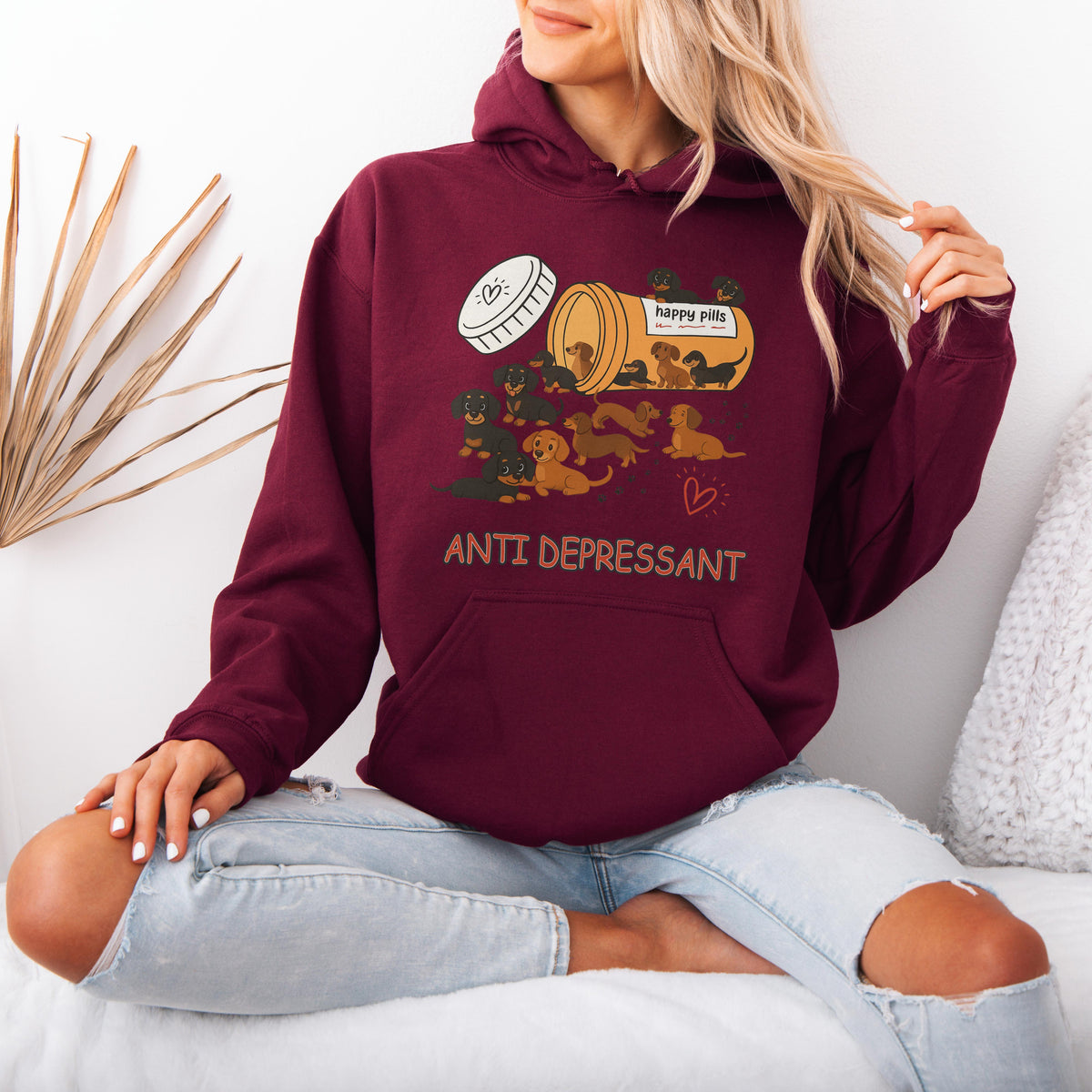 Dachshund Hoodie – Funny Weenie Dog Gift for Dachshund Lovers