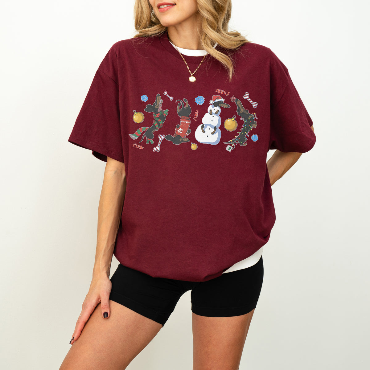 Christmas Dachshund Chaos Shirt – Funny Holiday Wiener Dog Tee