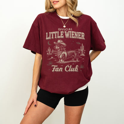 Little Wiener Fan Club Shirt – Vintage Wiener Dog Gift