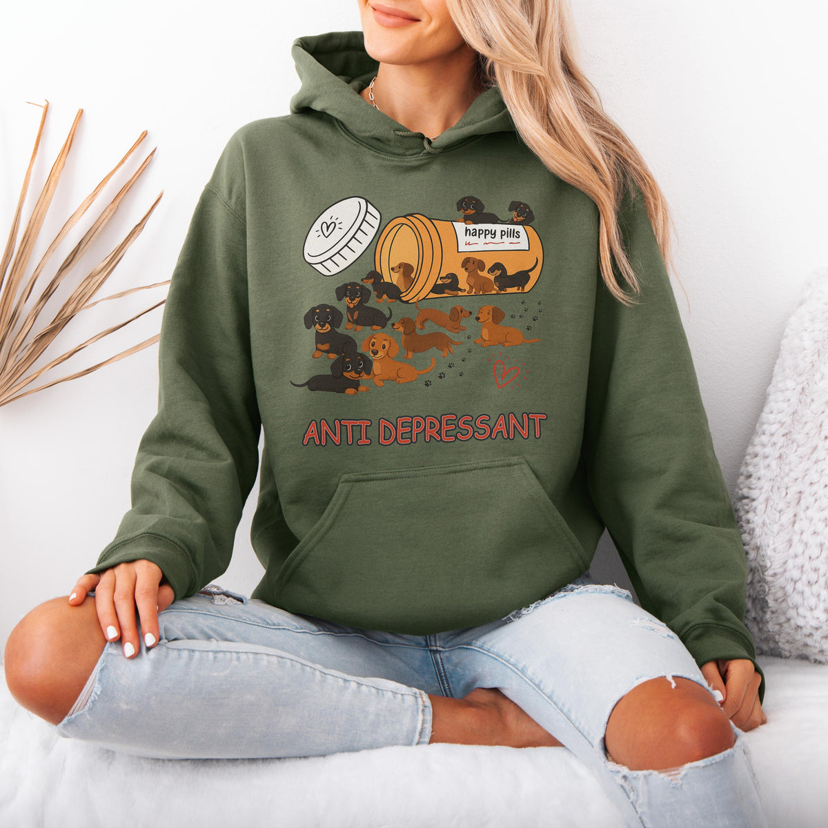 Dachshund Hoodie – Funny Weenie Dog Gift for Dachshund Lovers