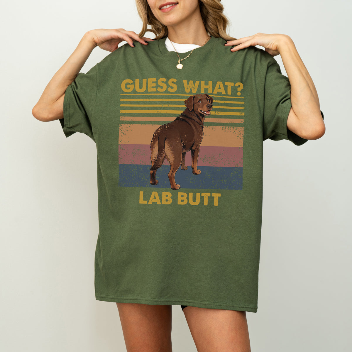 Guess What Labrador Butt Shirt – Funny Dog Lover Gift