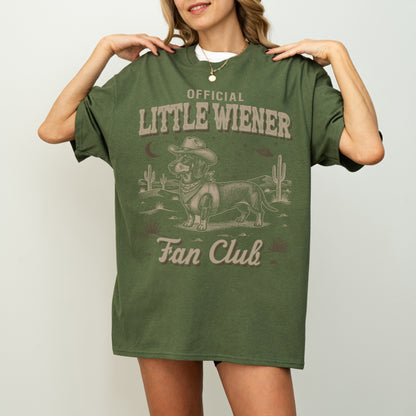 Little Wiener Fan Club Shirt – Vintage Wiener Dog Gift