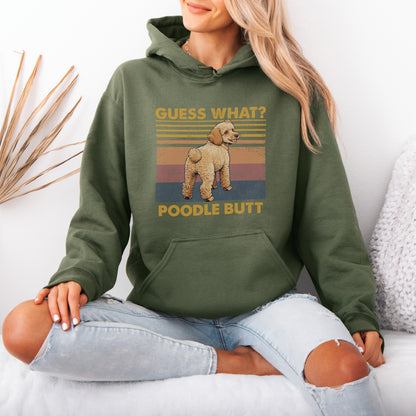Guess What Poodle Butt Hoodie – Funny Dog Lover Gift