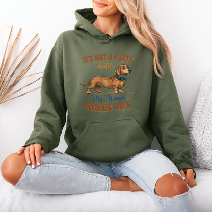 Funny Dachshund Hoodie Wiener Dog Party Gift