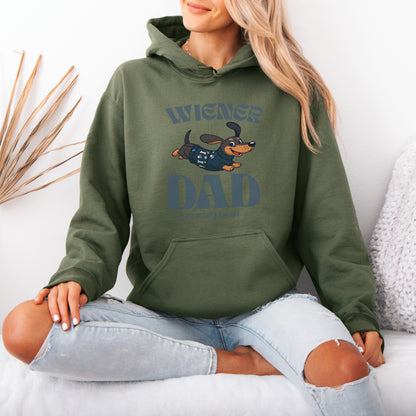 Wiener Dad Dachshund Hoodie Cute Doxie Lover Gift