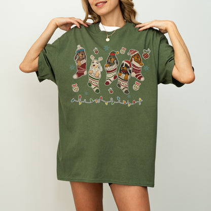 Dachshund Christmas Shirt – Cute Doxie Mom Holiday Gift