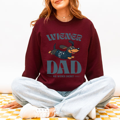 Wiener Dad Dachshund Sweatshirt Cute Doxie Lover Gift
