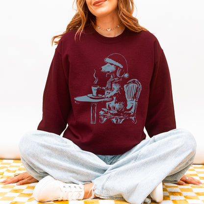 Vintage Dachshund Shirt Funny French Coffee Dog Sweatshirt
