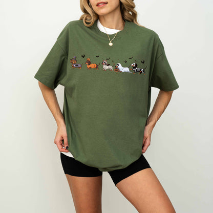 Dachshund Halloween Shirt – Cute Ghost Dog Spooky Gift