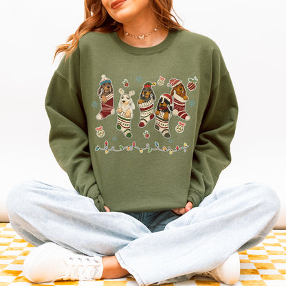 Dachshund Christmas Sweatshirt – Cute Doxie Mom Holiday Gift