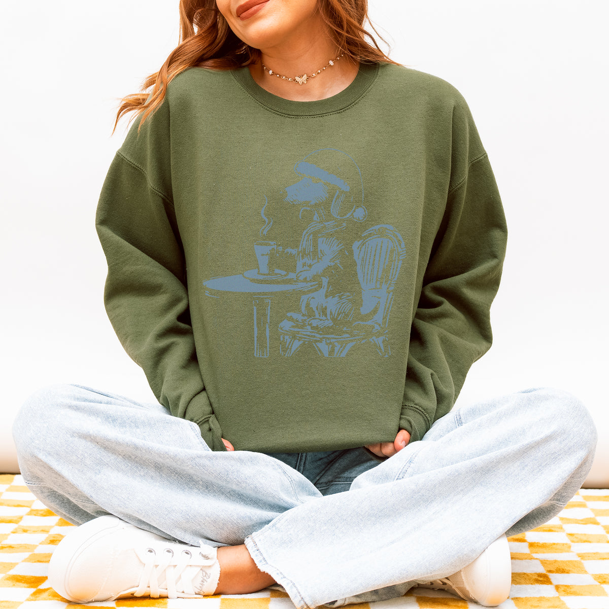Vintage Dachshund Shirt Funny French Coffee Dog Sweatshirt