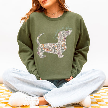 Personalized Dachshund Dog Mama Sweatshirt