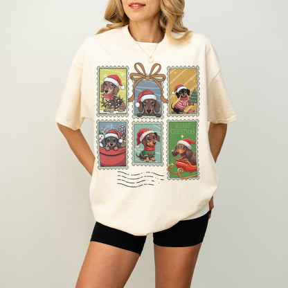 Dachshund Christmas T-Shirt Cute Holiday Dog Lover Gift