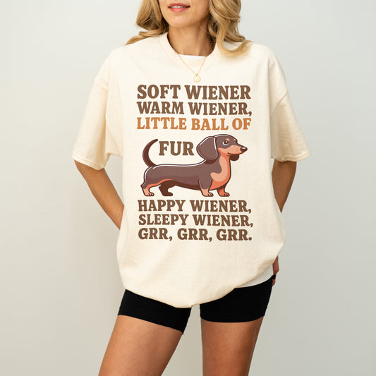 Soft Wiener Warm Wiener Dachshund Shirt