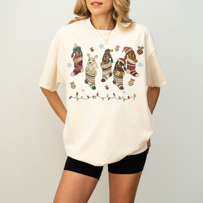 Dachshund Christmas Shirt – Cute Doxie Mom Holiday Gift