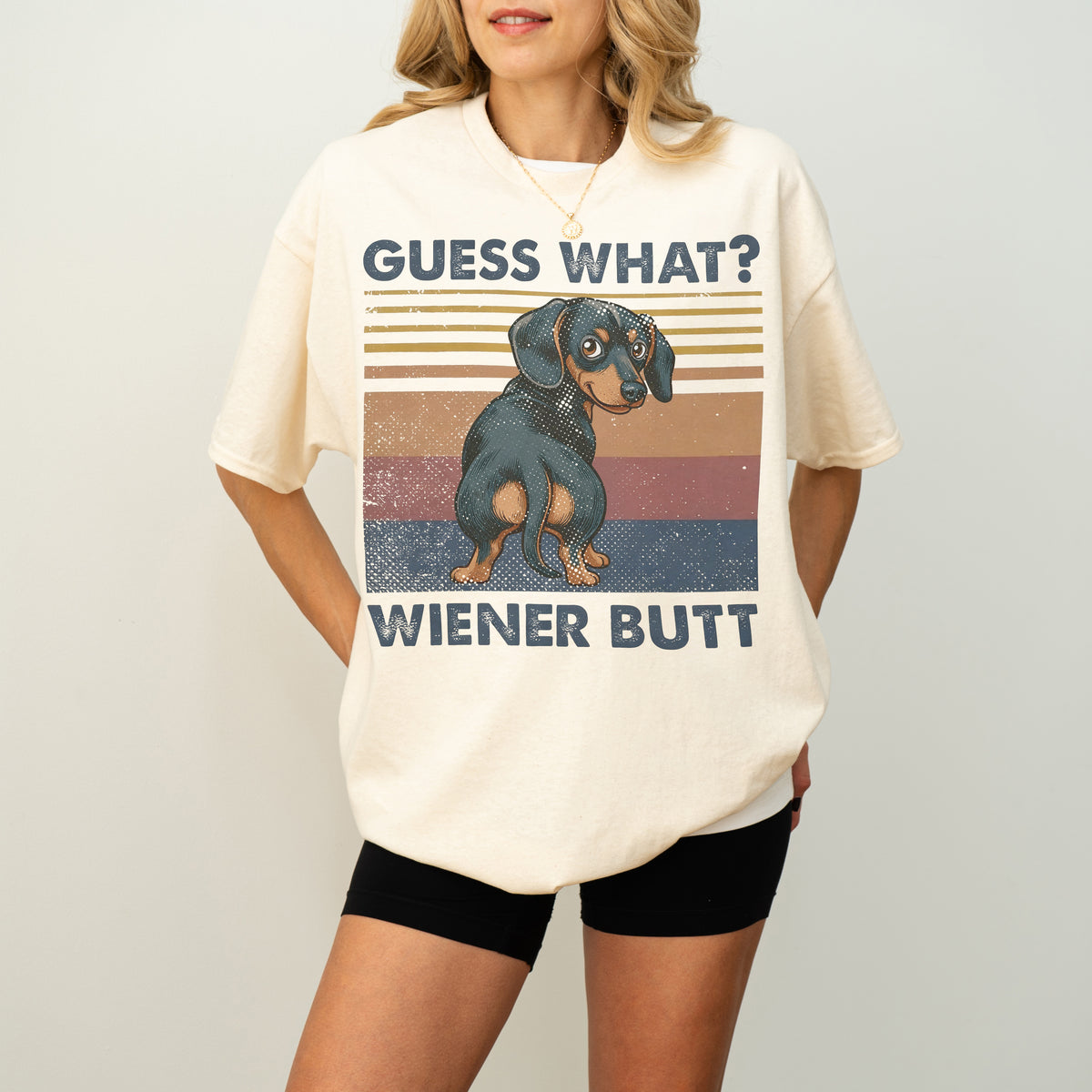 Guess What Wiener Butt Dachshund Shirt