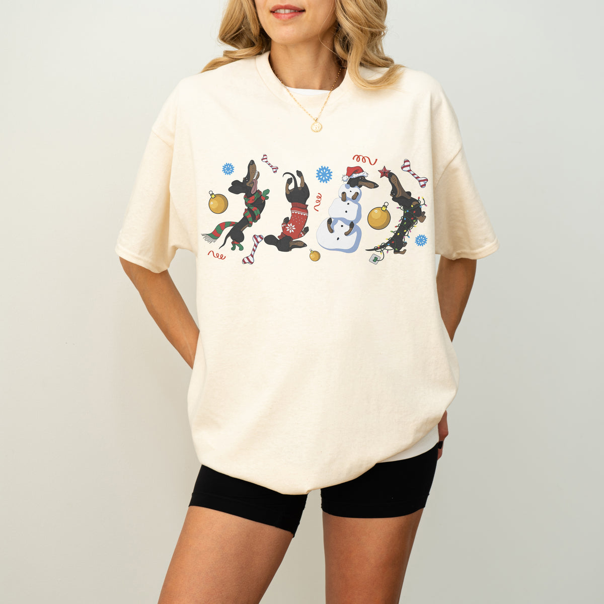 Christmas Dachshund Chaos Shirt – Funny Holiday Wiener Dog Tee