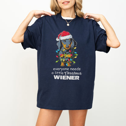 Everyone Needs a Little Christmas Wiener Dachshund Shirt