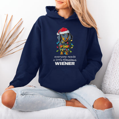 Everyone Needs a Little Christmas Wiener Dachshund Hoodies